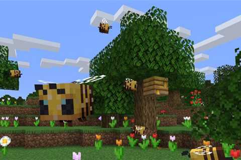 Minecraft bees: how to find bees and harvest honey