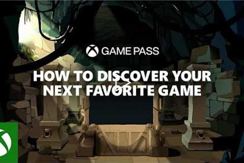 How to Discover Your Next Favorite Game with Xbox Game Pass