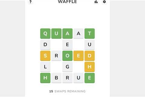 Waffle is a Wordle-like about swapping letters across a five-word grid