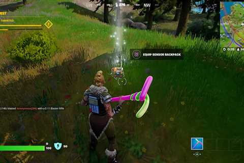 How to Equip Sensor Backpack & Scan Energy Fluctuation in Fortnite