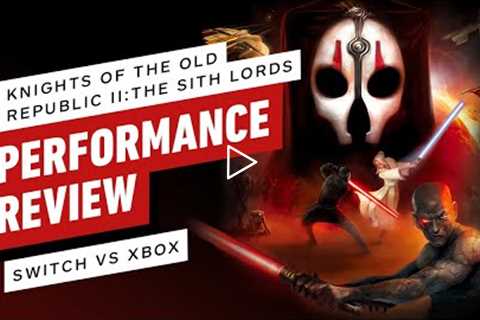 Star Wars Knights of the Old Republic II: The Sith Lords - Switch vs OG Xbox Performance Review