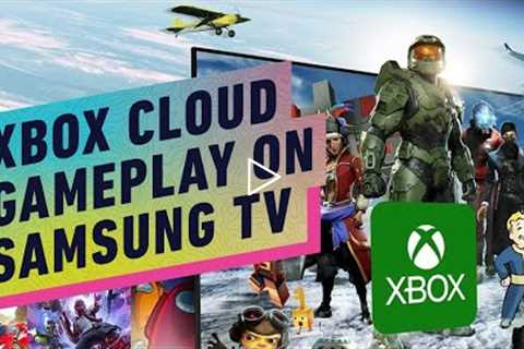 Xbox Cloud Gameplay on a Samsung Smart TV | Summer of Gaming 2022