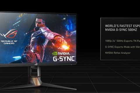 Nvidia announces Asus Rog Swift 500Hz gaming monitor at Computex