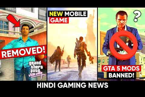 GTA Vice City Removed 😱, GTA 5 Mods Banned, God of War, Division Mobile, Free Fire | Gaming News..