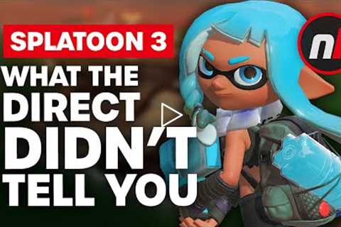 21+ Things the Splatoon 3 Direct Didn't Tell You