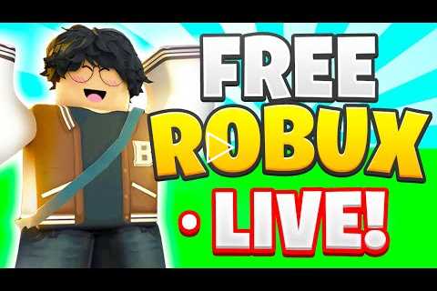 🔴 Giving 1,000 Robux to Every Viewer LIVE! (Roblox Free Robux)