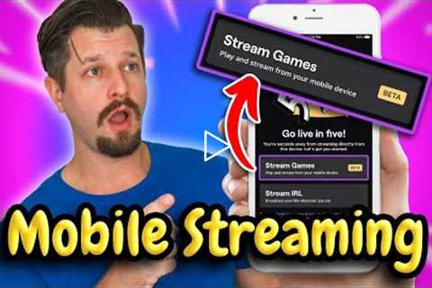 Start Streaming MOBILE GAMES To Twitch In 5 Minutes!