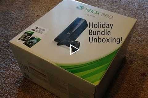 Unboxing of the Xbox 360 E 250GB Holiday Bundle