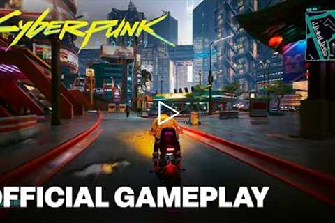 Cyberpunk 2077 Xbox Series S Performance Mode Official Gameplay