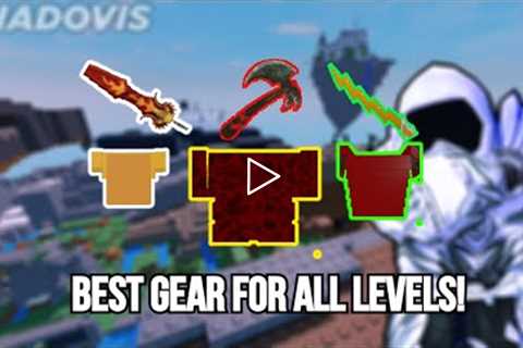 ROBLOX Shadovis RPG BEST GEAR FOR ALL LEVELS!