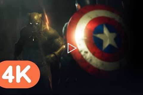 Untitled Captain America and Black Panther Game - Official Cinematic Trailer (4K) | D23 Expo 2022