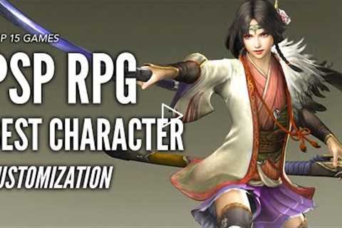 Top 15 Best PSP RPG Games with Best Character Customization!