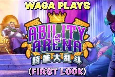 WAGA PLAYS ABILITY ARENA - NEW DOTA 2 ARCADE GAME