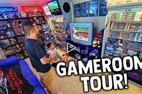 GAME ROOM TOUR & SETUP! (Retro Rick)