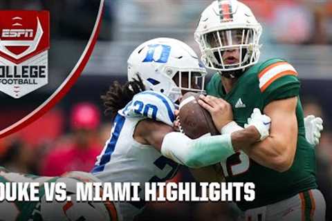 Duke Blue Devils vs. Miami Hurricanes | Full Game Highlights