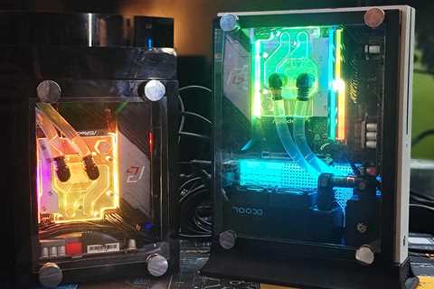 The Xbox One S and PS3 look great as water cooled gaming PCs