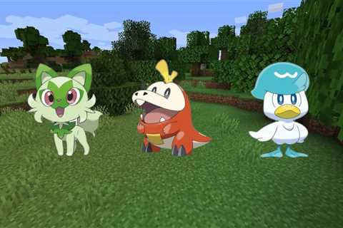 Minecraft skins let you become Pokémon Scarlet and Violet starters