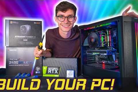 How To Build A Gaming PC 🤗 COMPLETE STEP BY STEP Beginners Build Guide 2020! #AD