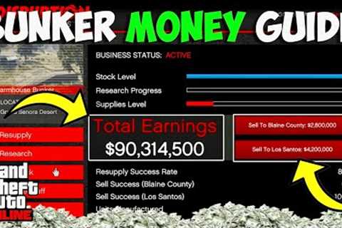 How I Made Over $3,000,000 Every Bunker Sell Mission! | BEST GTA 5 Online Money Guide Right Now!