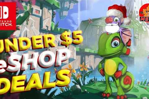 NEW HOLIDAY XMAS Nintendo Switch eSHOP SALE Drops! | BEST Switch ESHOP DEALS UNDER $5 YET!!