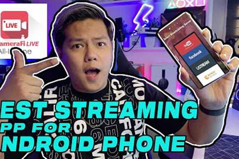 Best Live Streaming App For Any Android Phone | Full Tutorial | CameraFi Live | Facebook gaming