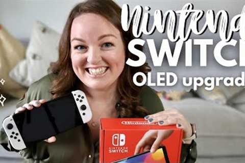 NINTENDO SWITCH OLED! 🎮 unboxing, upgrading from switch lite & first impressions review • UK..