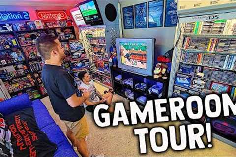 GAME ROOM TOUR & SETUP! (Retro Rick)