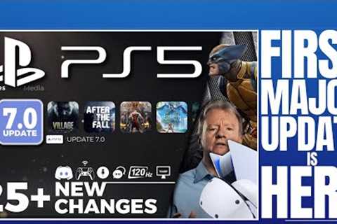 PLAYSTATION 5 ( PS5 ) - MAJOR PS5 UPDATE 7.0 NOW LIVE ! / DISCORD,1440P VRR & 120HZ, & MORE ..