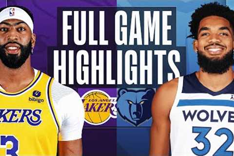 LAKERS at TIMBERWOLVES | FULL GAME HIGHLIGHTS | March 31, 2023