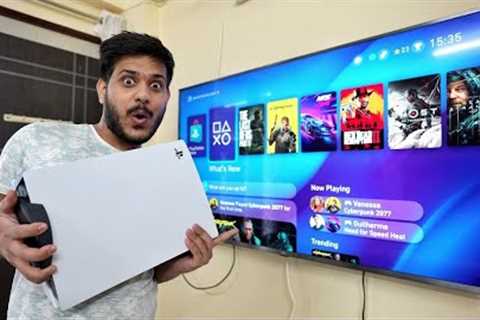 PS5 SETUP WITH 65 INCH 4K TV 😍