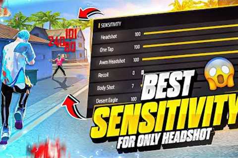 Best Sensitivity Setting For Headshot || Free Fire Secret Trick 2023 || FireEyes Gaming