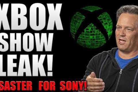 HUGE Xbox Showcase Leak Is A Disaster For Sony! This EMBARRASES The PlayStation Show Even More!