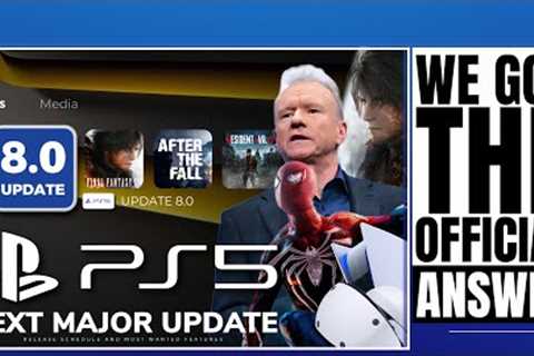 PLAYSTATION 5 - NEW PS5 MAJOR UPDATE 8.0 RELEASE / NEW PERFORMANCE UPDATE ! / SPIDER MAN 2 DEMO…