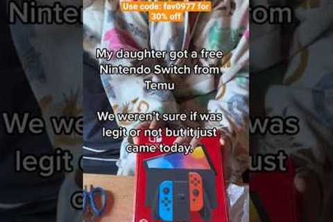 My temu Nintendo Switch review