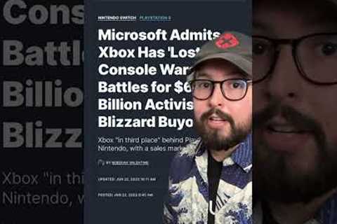 Xbox admits they lost the console wars #xbox #gaming #playstation #shorts