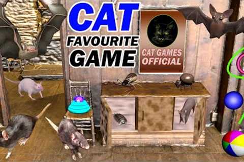 Cats Favorite Games for Cats Entertainment - Cat Videos for Cats to Watch.