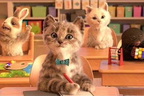 Learn With The Cutest Cat! Little Kitten Primary School - Educational Games Children HD