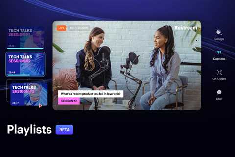 Extend your on-air time with live video playlists