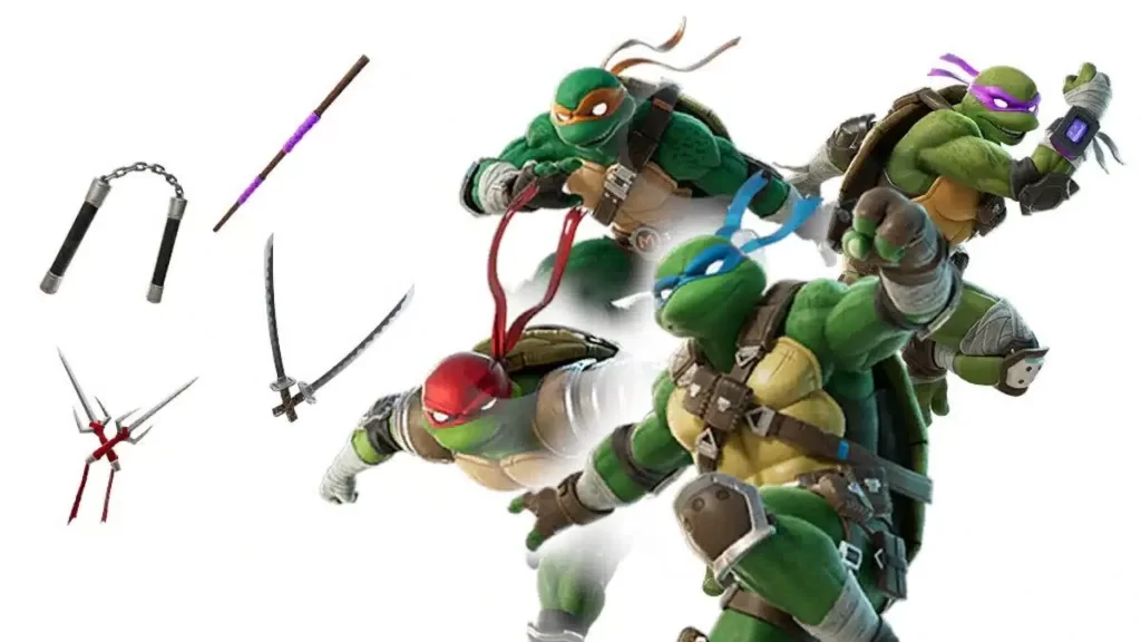 Fortnite Ninja Turtles – Release Date for 4 Cool TMNT Skins