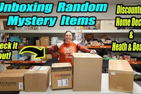 Unboxing Random Mystery items & giving out a discount on Home decor and Health and beauty