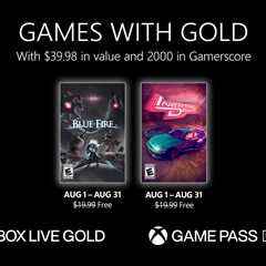 New Games with Gold for August 2023