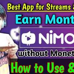 How To Stream on Nimo TV Mobile || How to Stream Games in Nimo TV & Earn Monthy without..