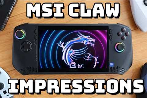 The MSI Claw is Exciting and Disappointing (So Far)