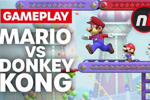 Mario vs. Donkey Kong Switch Gameplay