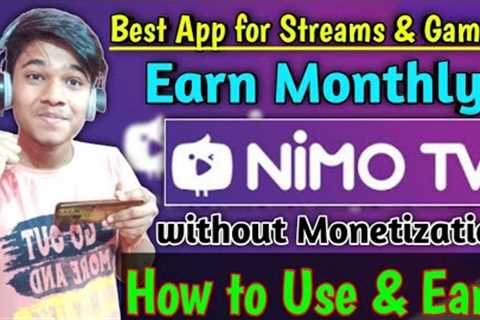 How To Stream on Nimo TV Mobile || How to Stream Games in Nimo TV & Earn Monthy without..