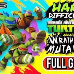 TMNT Arcade: Wrath of the Mutants PS5 Full Game Walkthrough HARD DIFFICULTY [4K ULTRA HD]