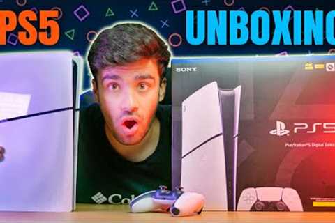 NEW PS5 Slim Unboxing & Setup (Digital Edition)