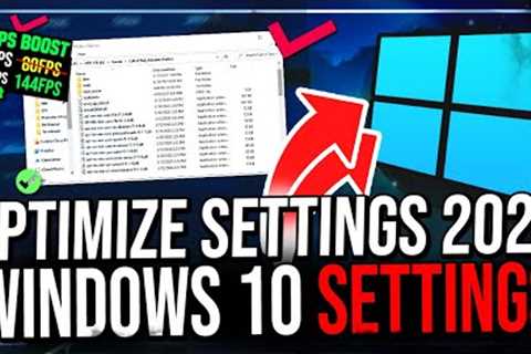 How to Optimize Windows 10 For GAMING & Performance in 2024 The Ultimate GUIDE (Updated)