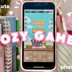 cozy and cute games to play 🌷 | free aesthetic games to play on phone & ipad