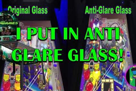 Atgames 4K Pinball - Anti glare glass compared to stock glass - Is it worth the money!